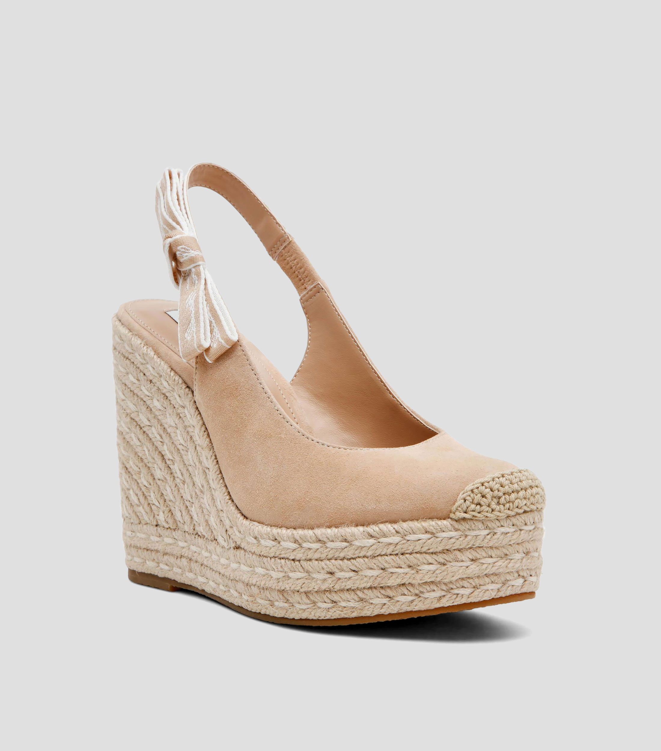 Alpargatas slingback Demmi con plataforma cuña alta Mujer